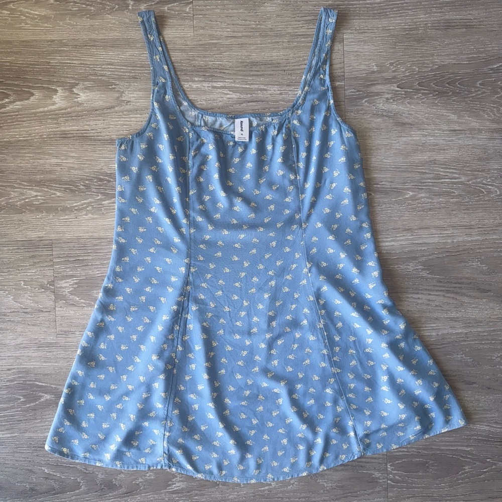 Abound Blue Floral Mini Dress